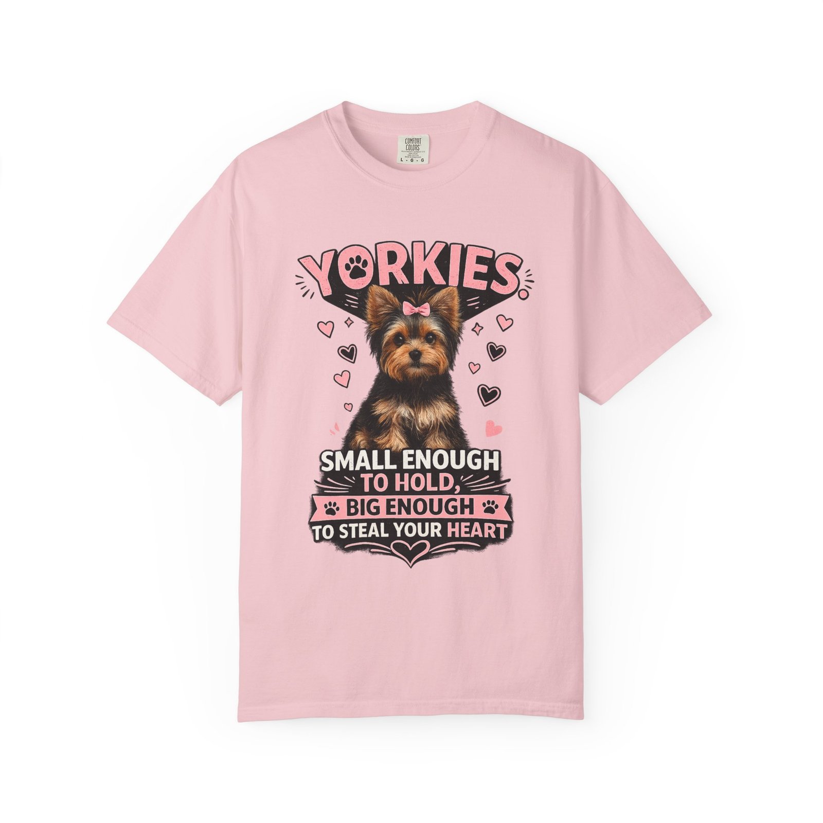 Yorkie steal your heart T-shirt