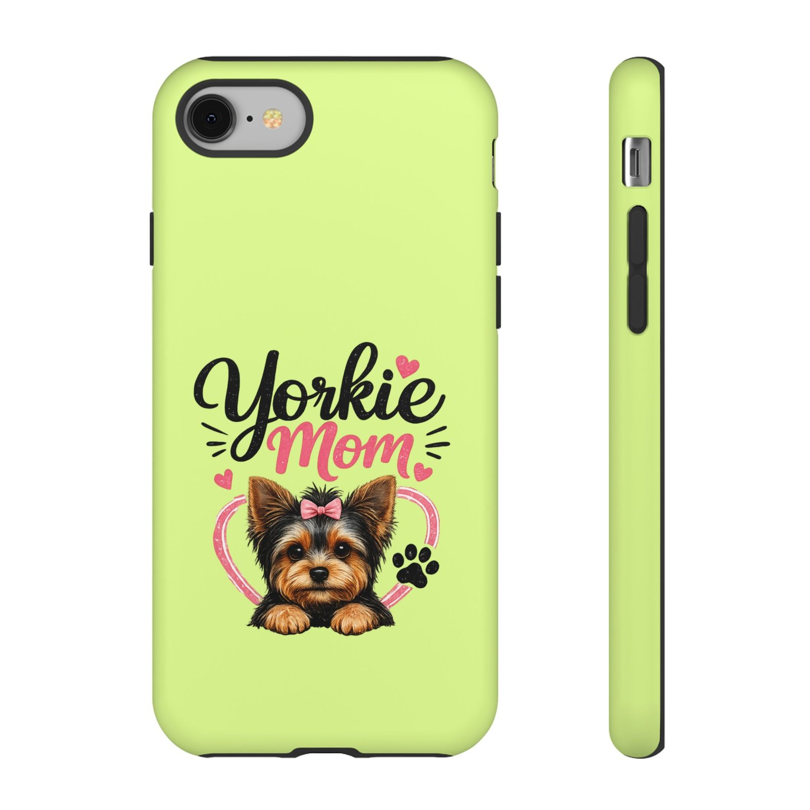 Phone Case — “Yorkie Mom” (green) - Image 3