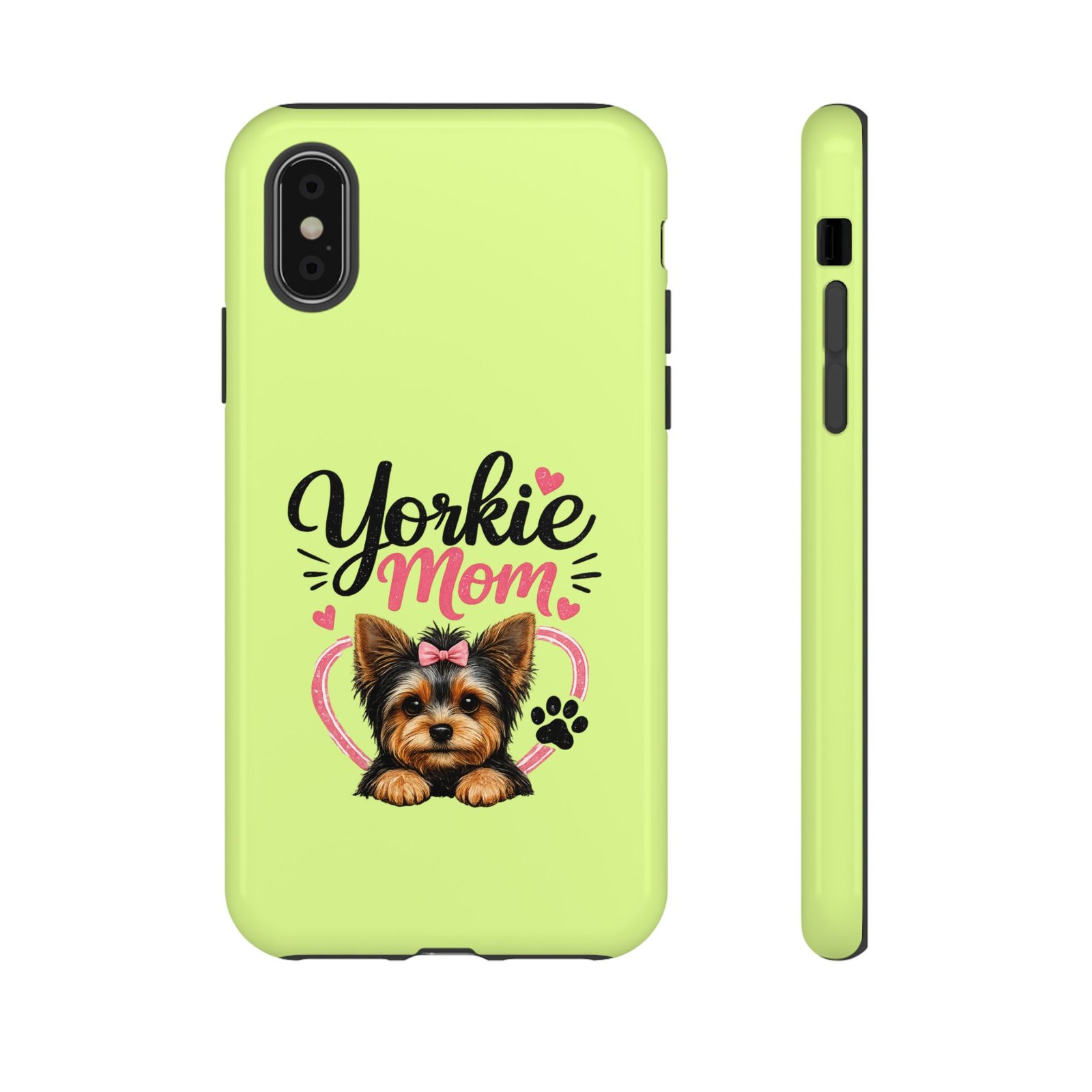 Phone Case — “Yorkie Mom” (green) - Image 10