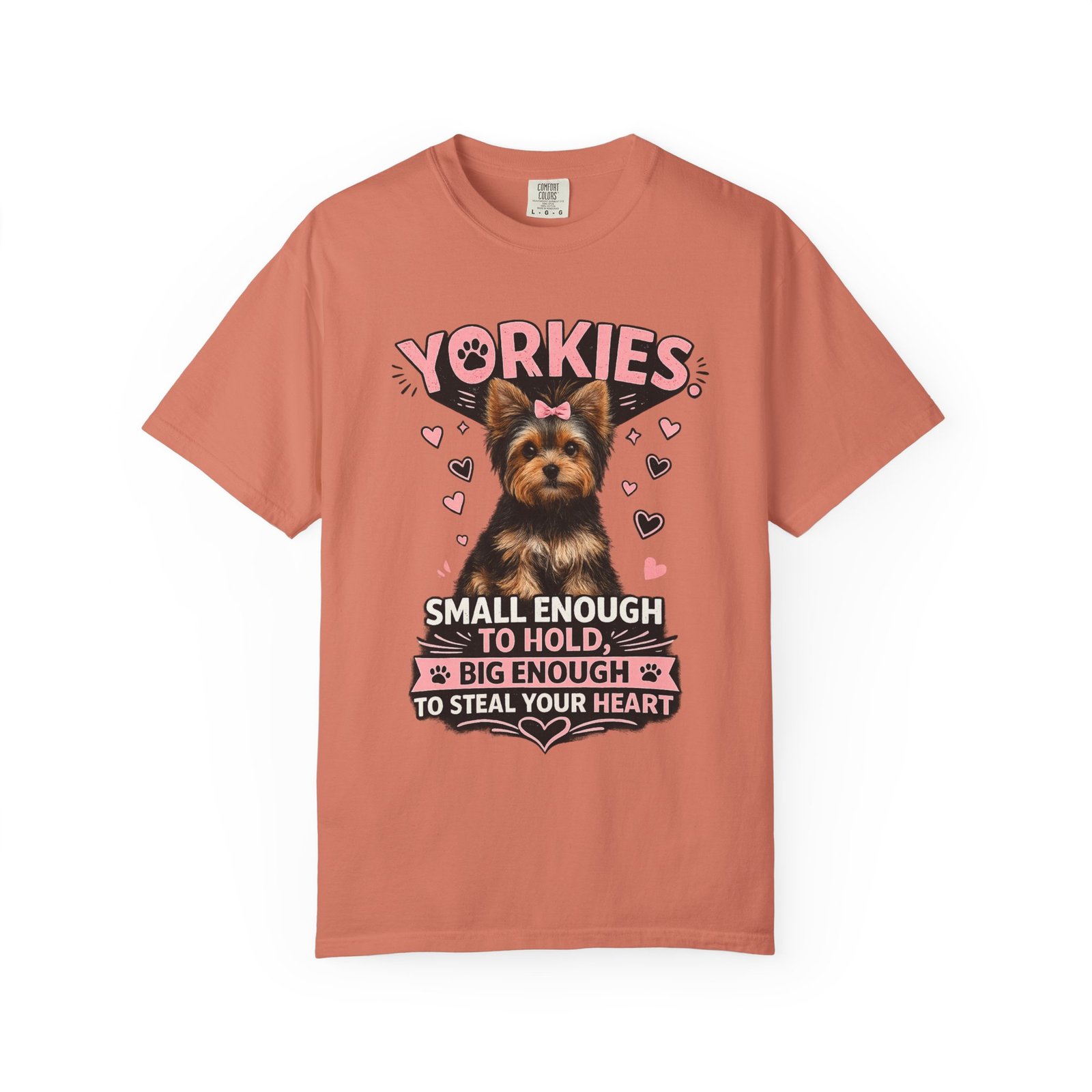 Yorkie steal your heart T-shirt - Image 5