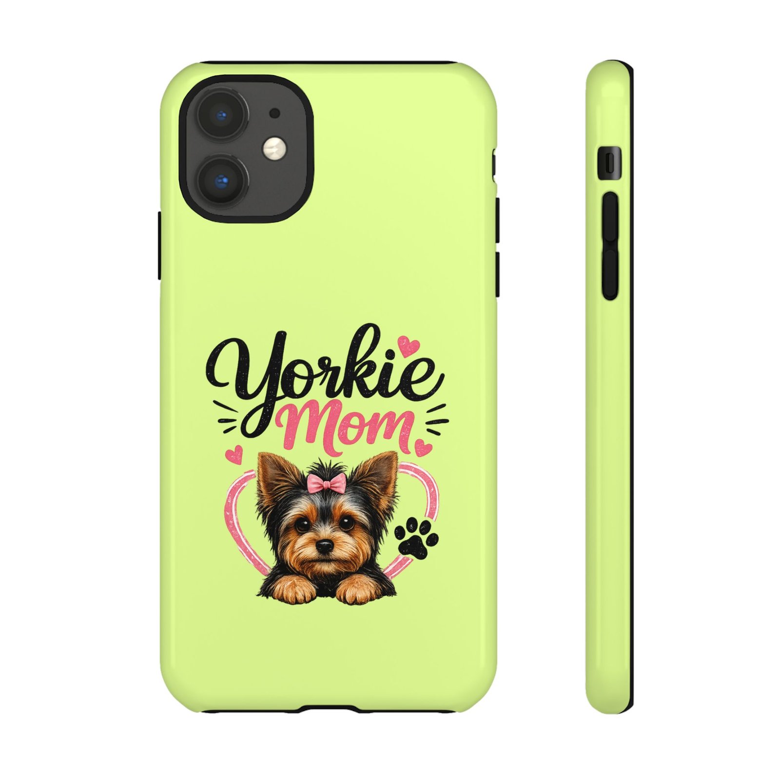 Phone Case — “Yorkie Mom” (green) - Image 14