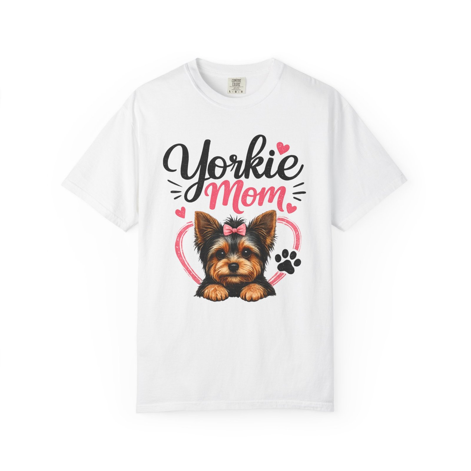 Yorkie Mom T-shirt - Image 4