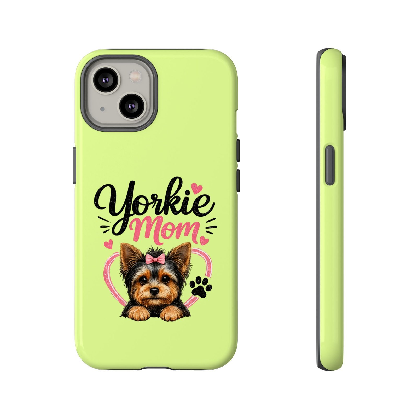Phone Case — “Yorkie Mom” (green) - Image 35