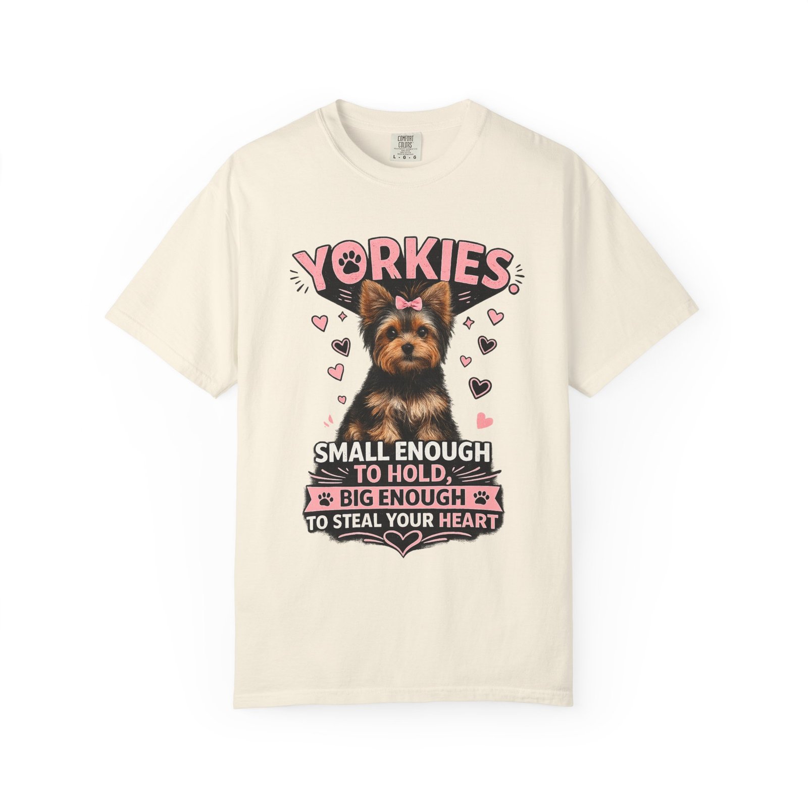Yorkie steal your heart T-shirt - Image 2