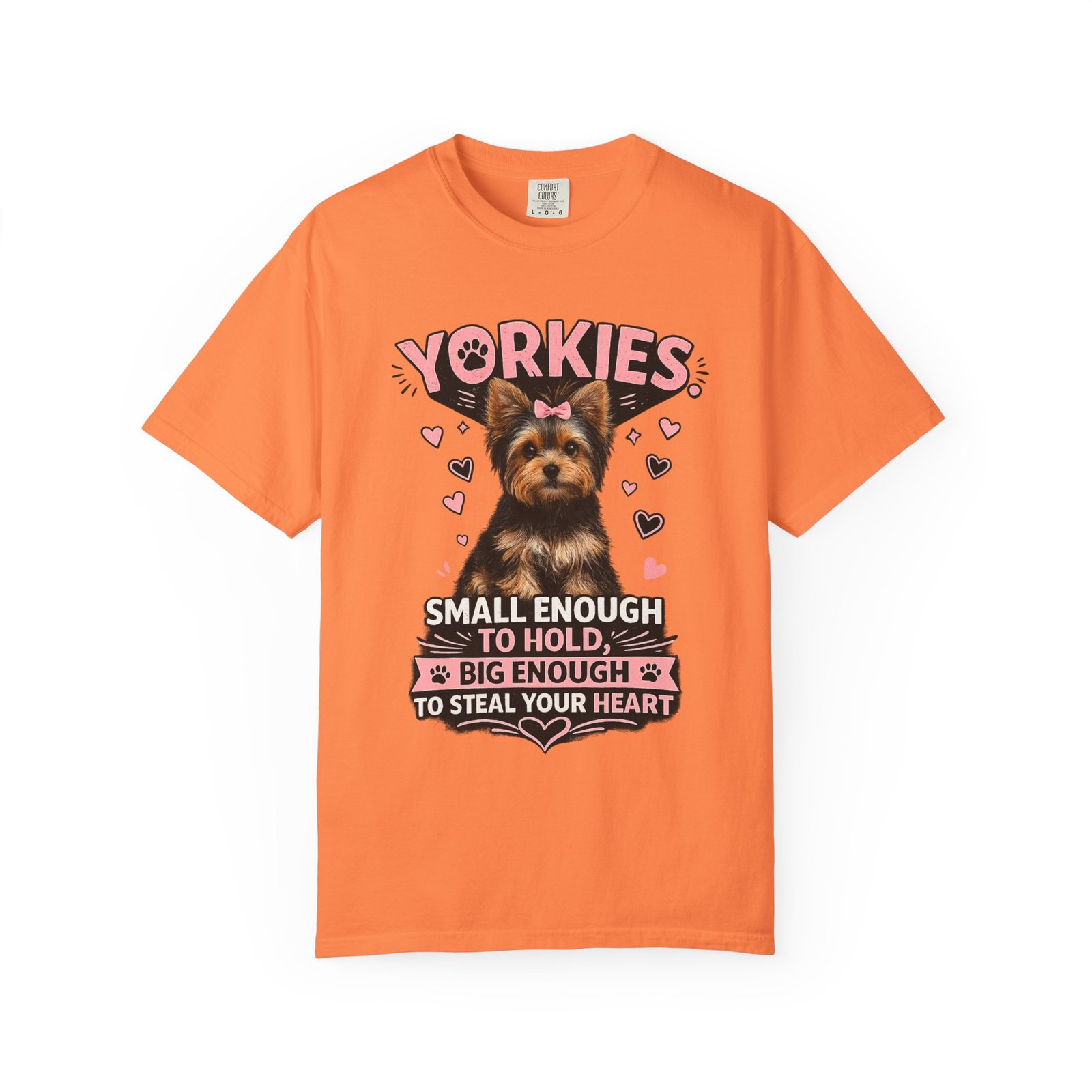 Yorkie steal your heart T-shirt - Image 4