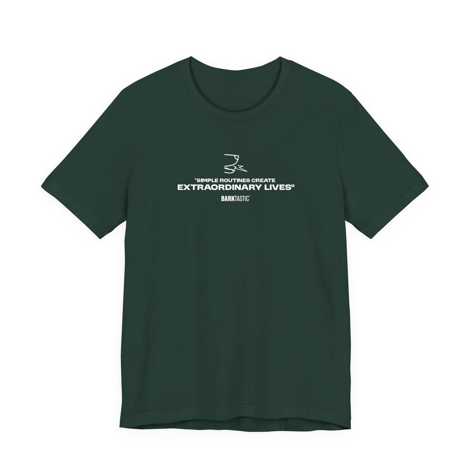 Simple routines create extraordinary lives T-Shirt - Image 3