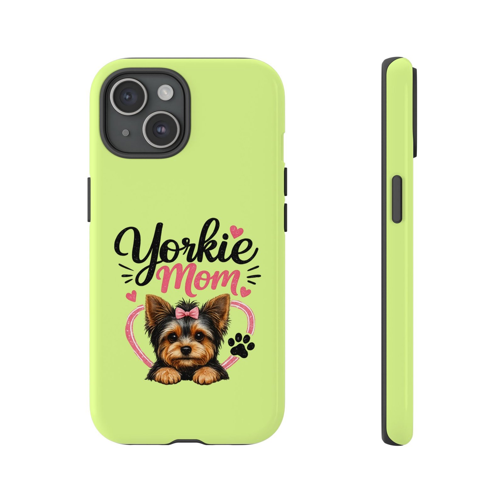 Phone Case — “Yorkie Mom” (green) - Image 43