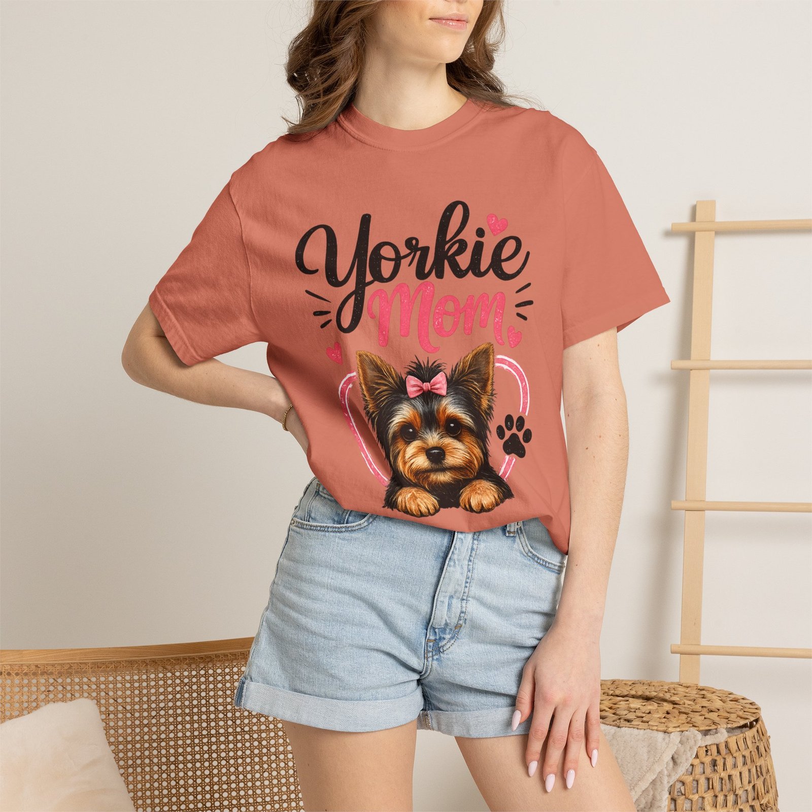 Yorkie Mom T-shirt - Image 12