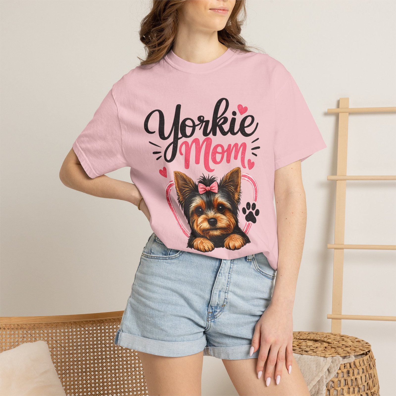 Yorkie Mom T-shirt - Image 18