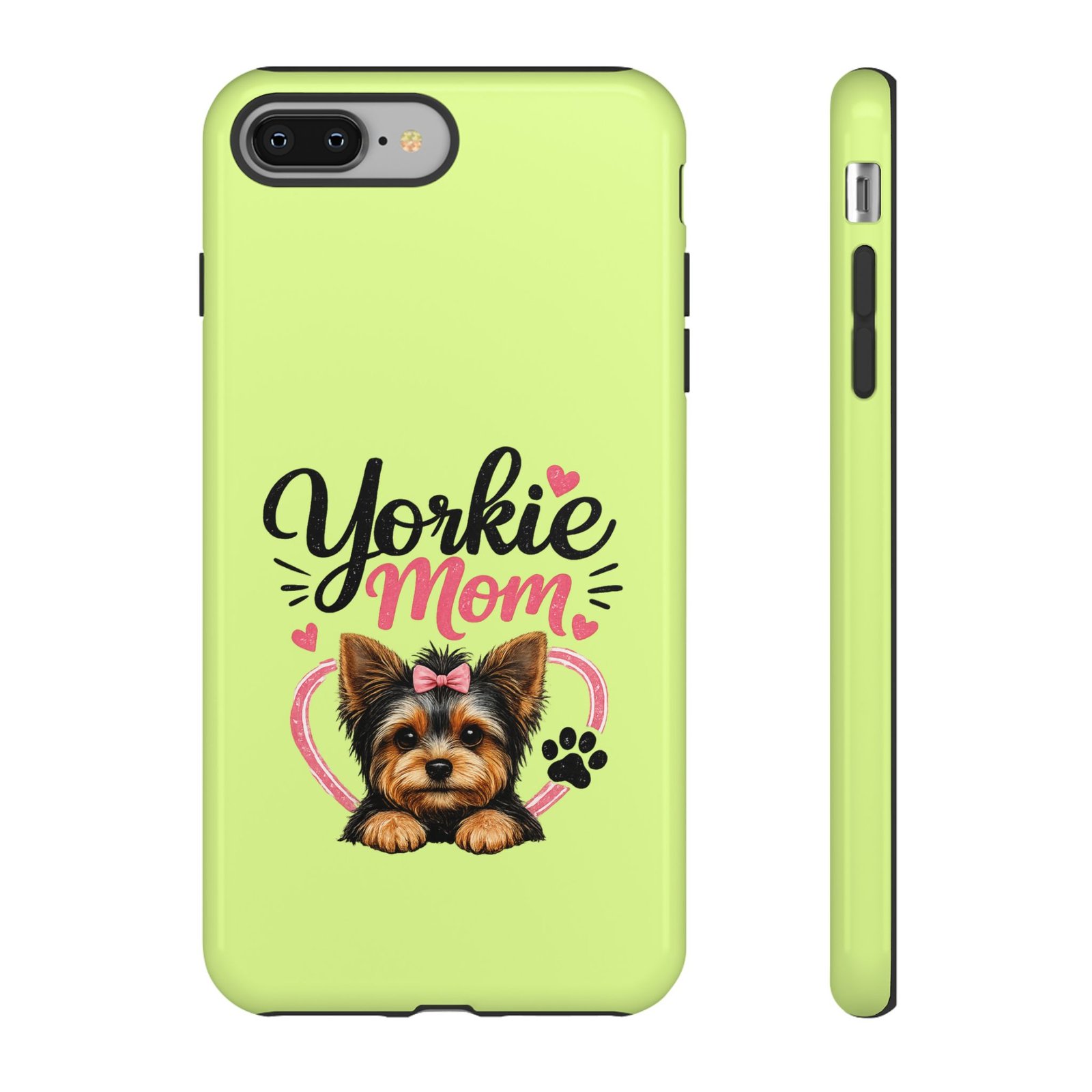 Phone Case — “Yorkie Mom” (green) - Image 4